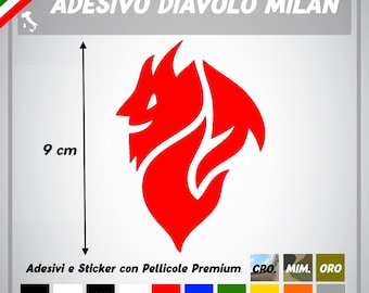 Ensemble De 3 Autocollants AC MILAN Champion D'Europe