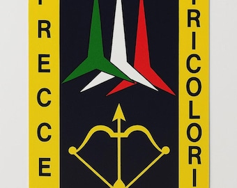 Patch Frecce Tricolori Ufficiale - Stemma Logo Aeronautica Militare Italiana