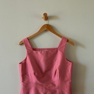 Vintage Pink Silk Tank