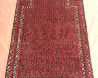 Gorgeous Design Rug Handmade Afghan Baluchi Prayer wool rug 3/'1 x 5/'1 Feet Stunning Vintage Rug SIZE