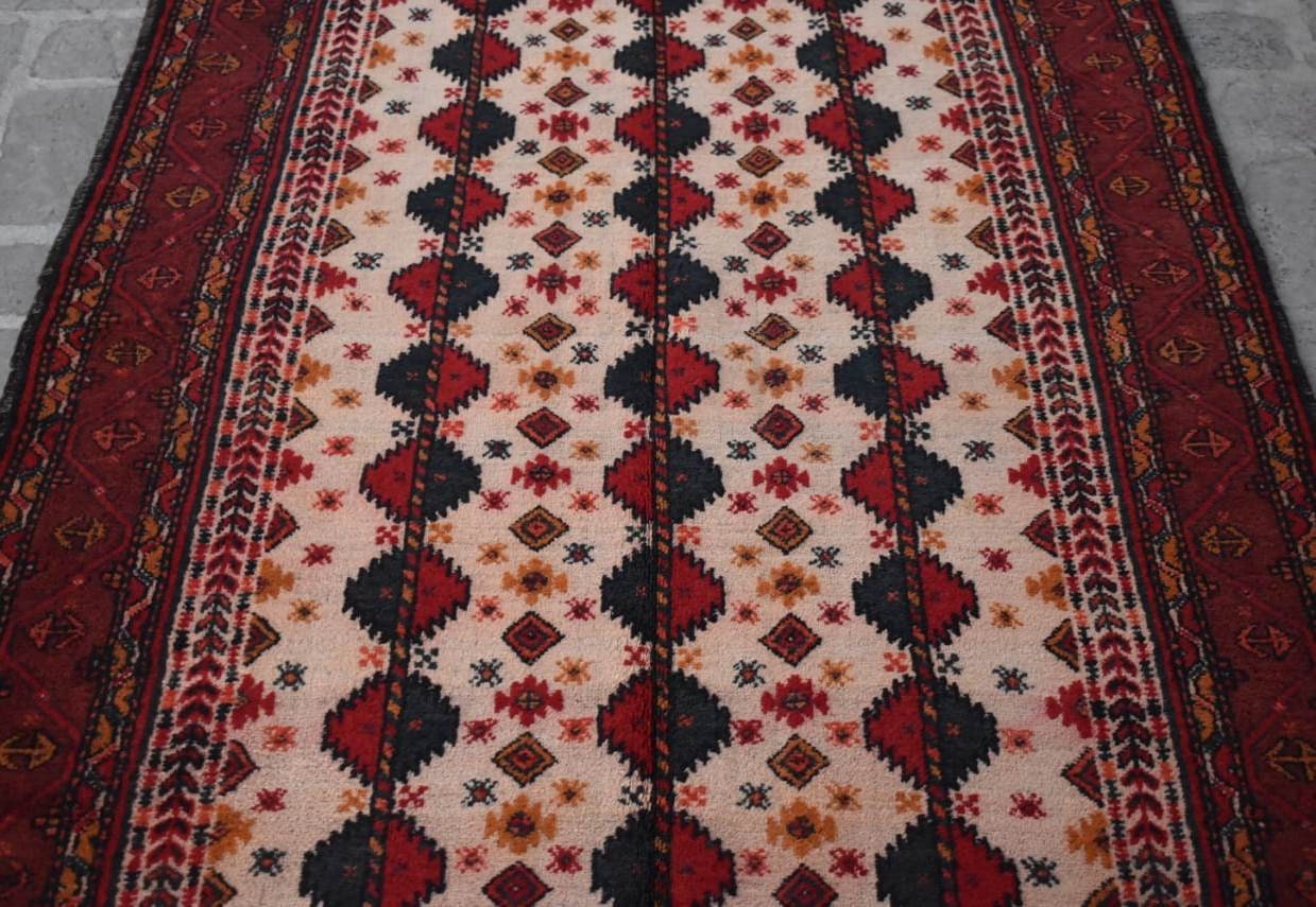 ラグ・カーペット Afghan baluch taimani rug Baluch Afghan Taimani Tribe, 40″x50″, D0920 – DECORUM