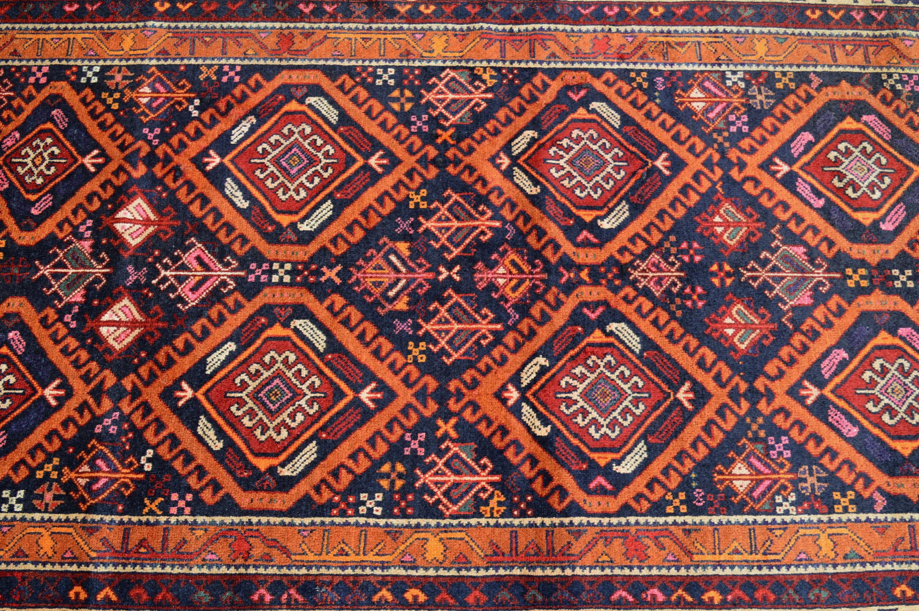 Shindand Rug 3'6 X 6'7 Feet, Stunning Vintage Afghan Tribal Best Baluchi Shindand ...