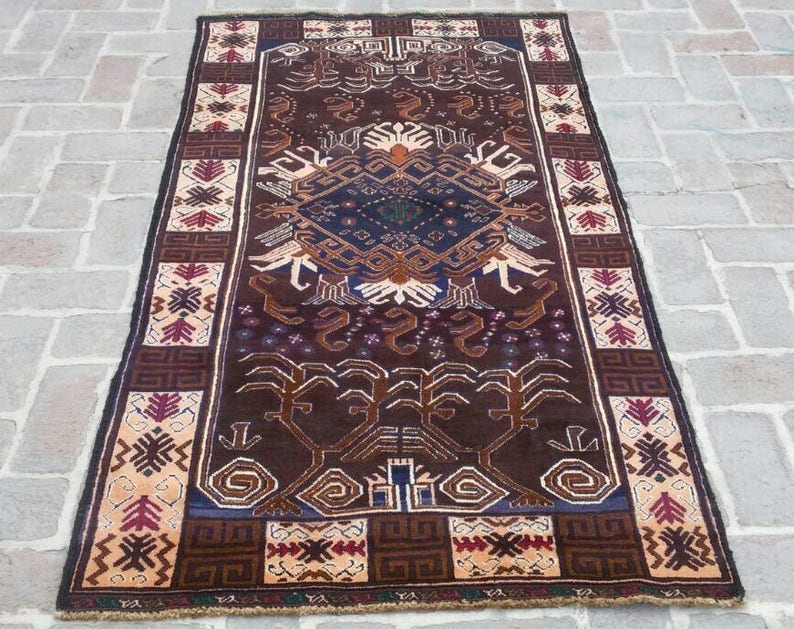 Wundersch U00f6ne Oldtimer Afghanischen Baluchi Stammes Sistan
