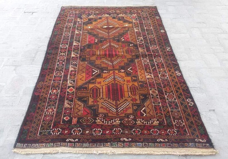 4 2 X 7 8 F U00fc U00dfe Wundersch U00f6ne Vintage Afghanische