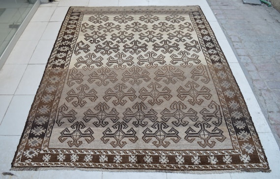 5'8 X 7'4 Feet, Gorgeous Vintage Afghan Tribal Best Herat