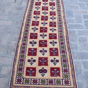 2&#39;3 x 9&#39;2 Feet, Gorgeous vintage afghan tribal best herat four season very unique wool runner rug &gt;&gt;&gt; REDUCED PRICE