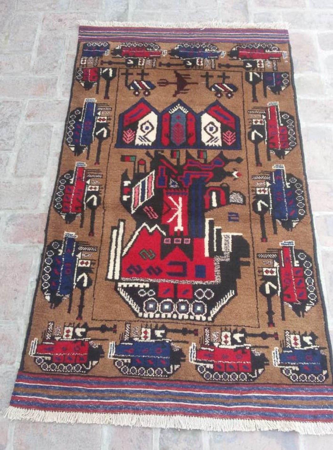 Shindand Rug 3'1 X 5'4 Feet, Gorgeous Vintage Afghan Tribal Shindand Wool Rug ...