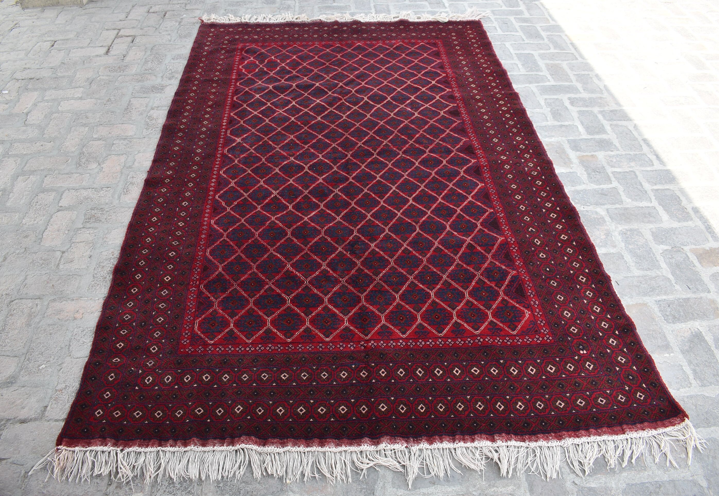 Shindand Rug 6'4 X 10 Feet, Stunning Vintage Afghan Tribal Best Herat Baluchi ...