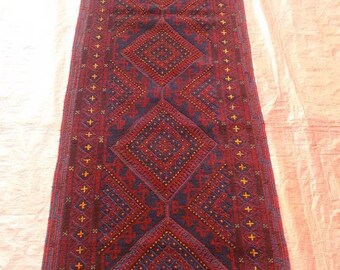 2'3 x 8'11 Feet, Stunning vintage afghan tribal mushvani runner rug, Best afghan tribal wool rug runner >>> LOWEST PRICE