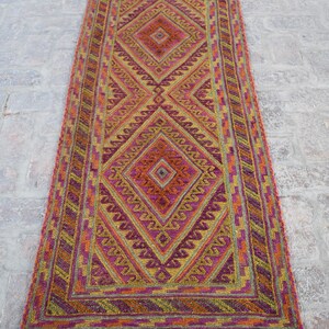 2&#39;6 x 6&#39;3 Feet, Gorgeous vintage afghan tribal best mushvani runner wool rug &gt;&gt;&gt; REDUCED PRICE