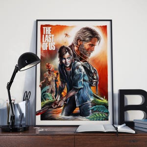 Last of Us Game Poster A4 | A3 | 18 x 24 inch | Ellie & Joel | Fireflies | Naughty Dog