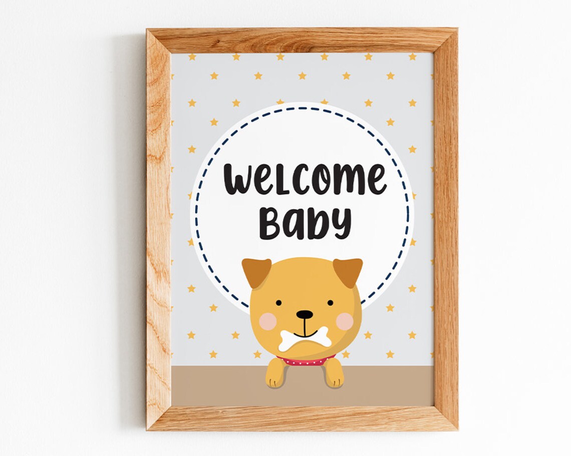 Nursery Printable Set, Nursery Wall Art, Baby Printables, Gender ...