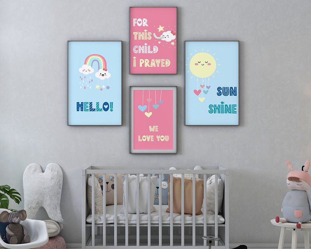 Nursery Wall Art Nursery Decor Baby Printable Nursery | Etsy