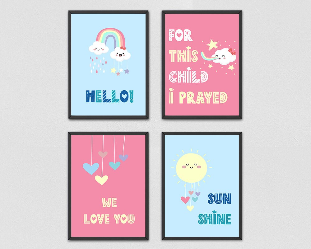 Nursery Wall Art Nursery Decor Baby Printable Nursery | Etsy
