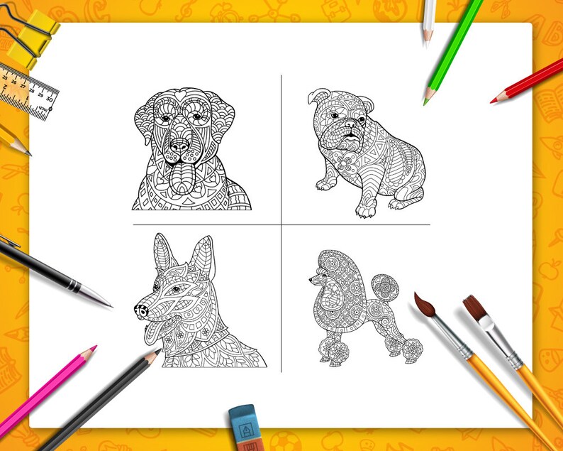 38 Different Design Coloring Books Printable Coloring Pages Etsy