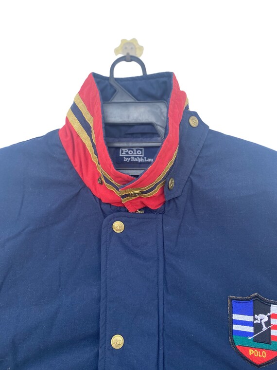 Rare Polo Ski puffer jacket/polo stadium 92-93/po… - image 5