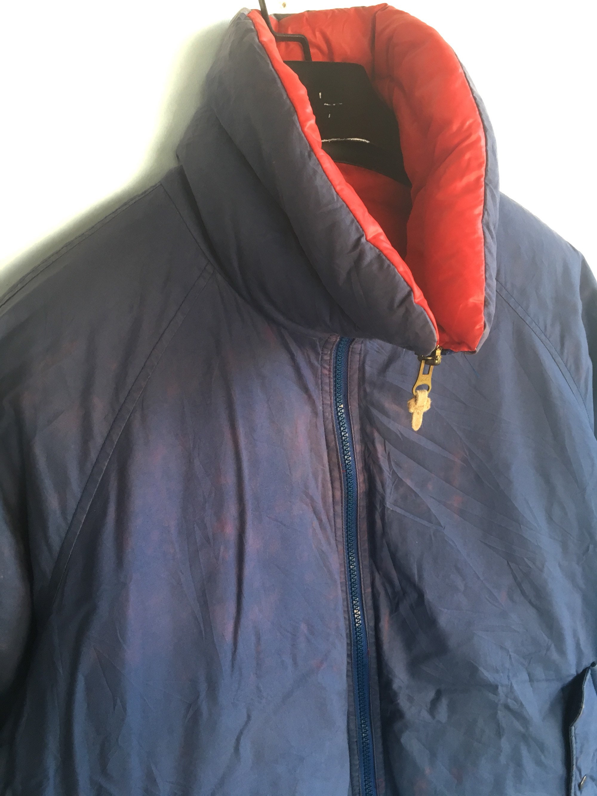 Vtg Rare 90s Descente Down Jacket Reversible Puffer Jacket L - Etsy
