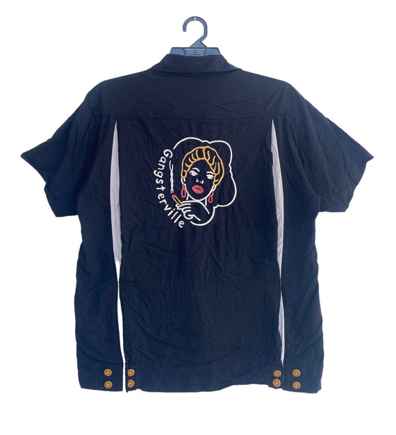 トップス GANGSTERVILLE SHIRTS(L) & SHORTS(XL) Amazon | [GANGSTERVILLE] ギャングスタービル ダブルガーゼ