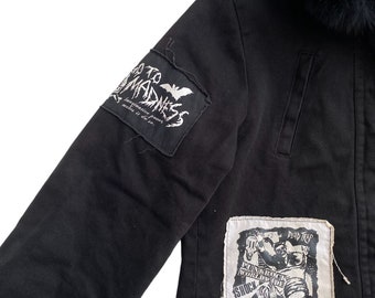 Rare Sex Pot Revenge Japan Chaos Punk Patch Logo Jacket Rare Sex Pot Revenge Japan Chaos Punk Patch Logo Jacket