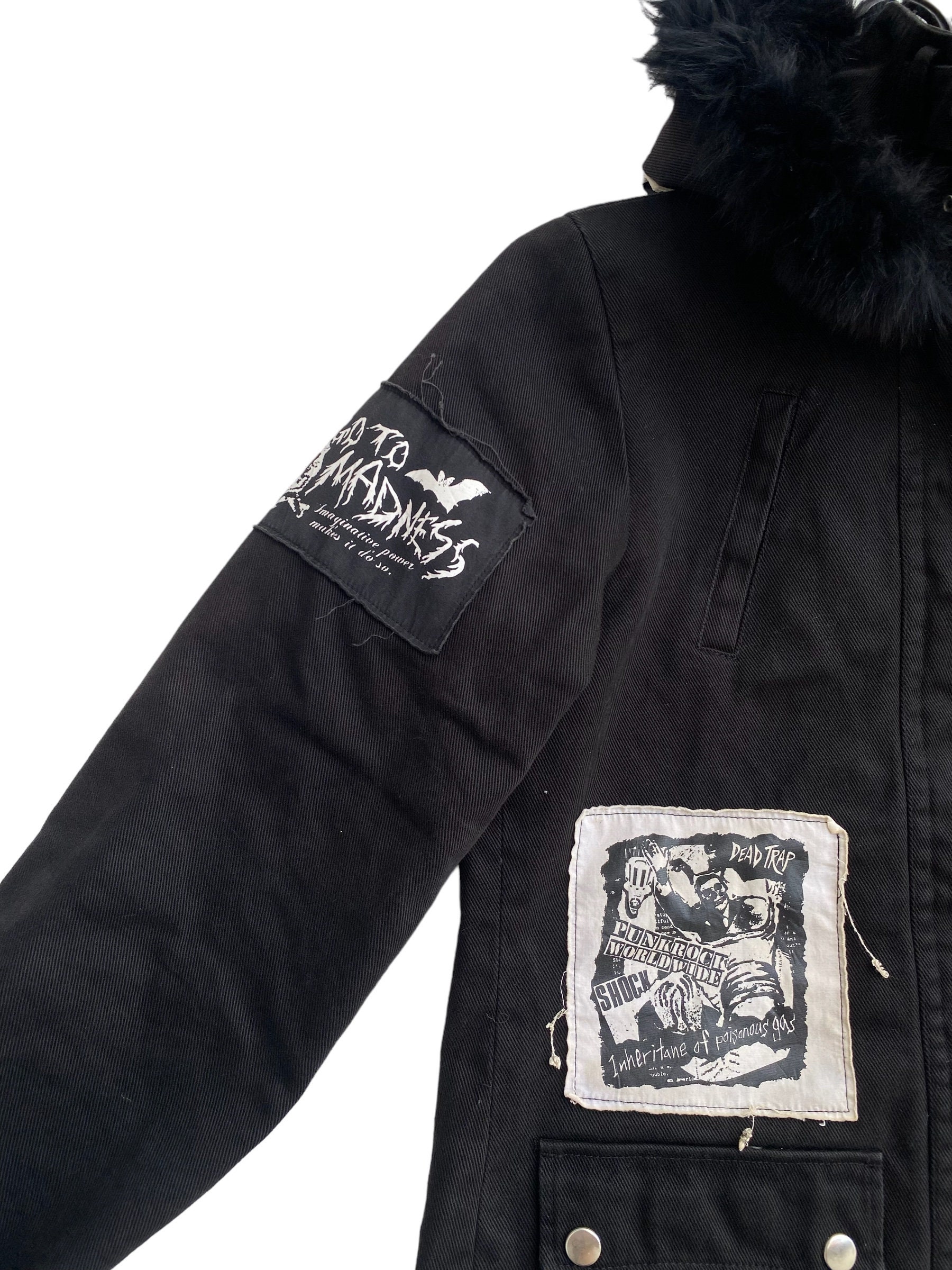 Rare Sex Pot Revenge Japan Chaos Punk Patch Logo Jacket Rare Sex Pot Revenge Japan Chaos Punk Patch Logo Jacket