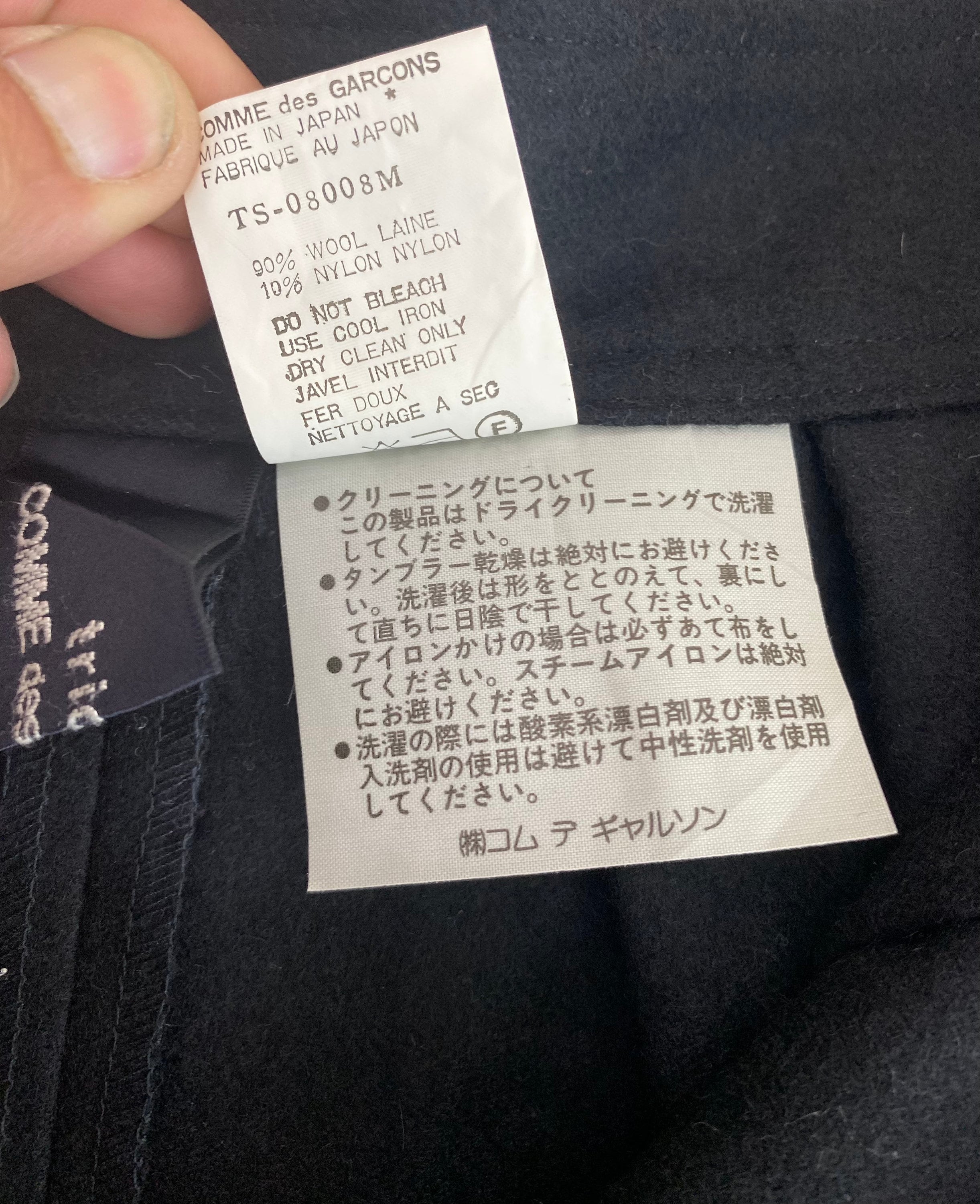 Comme des garcons cheap japan price yen 90