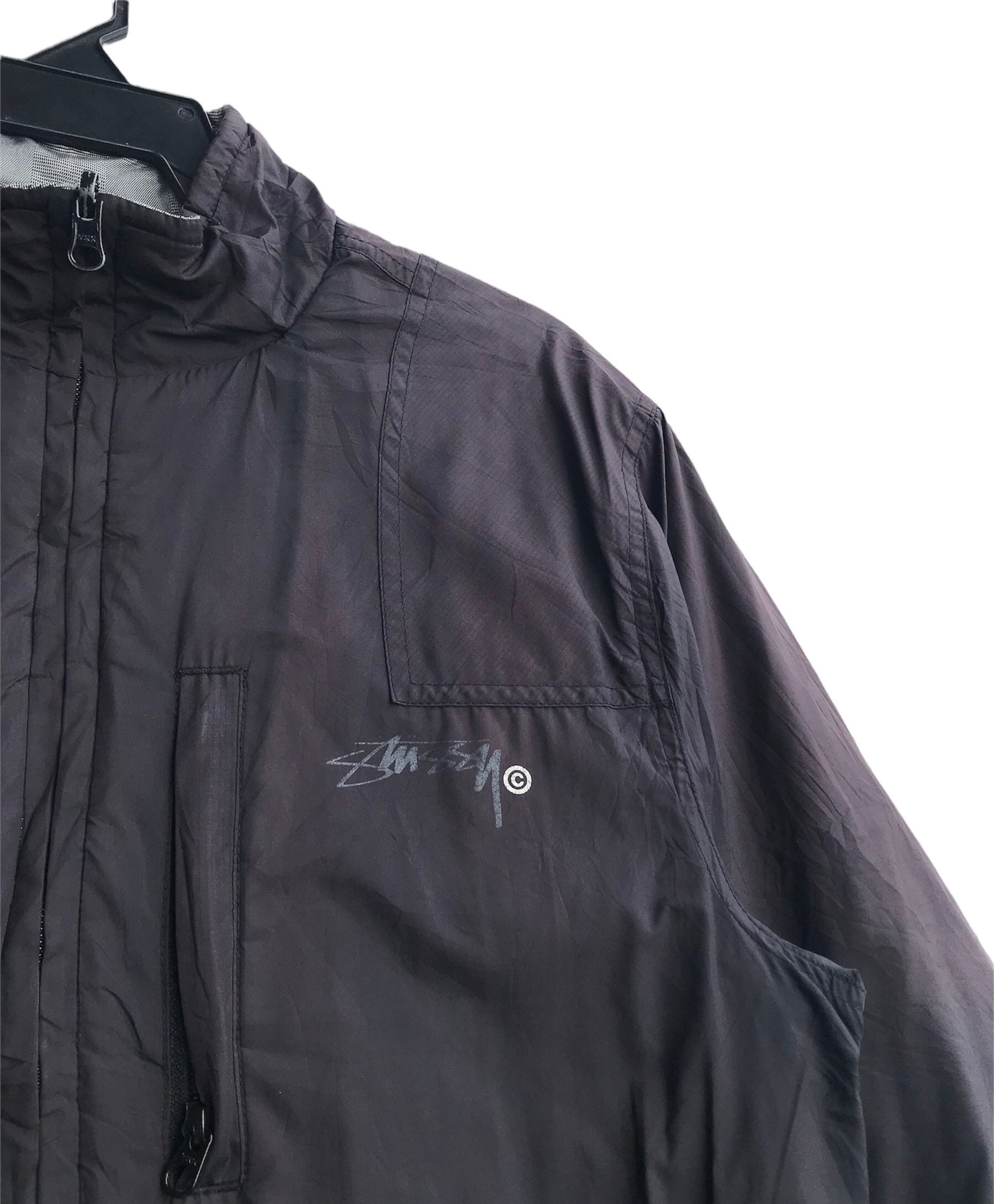 Vtg 90s Stussy Thermo Lite Reversible 