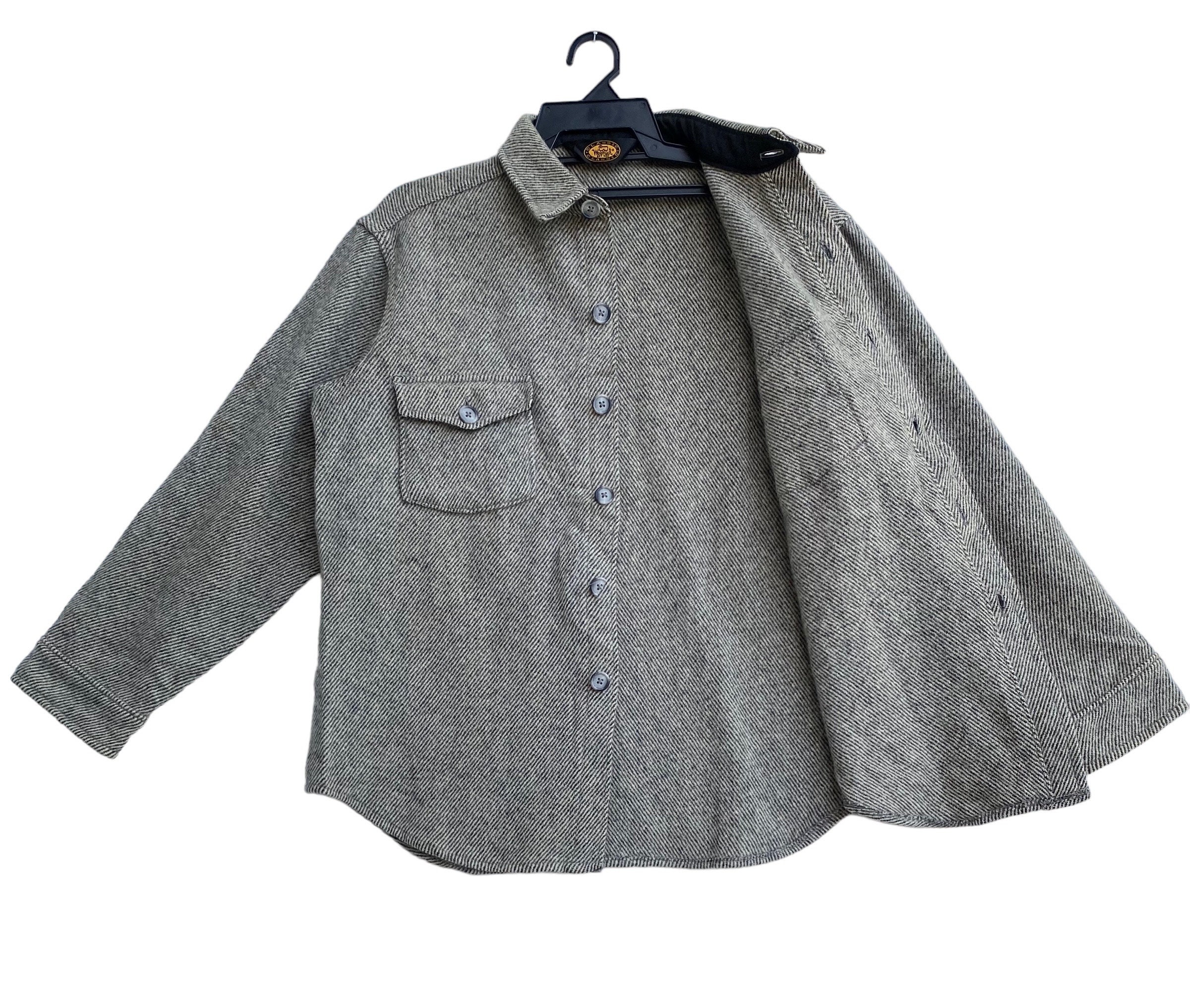 Vtg 70s WOOLRICH Wool Twin Pocket Button up Shirts Fit Vtg 70s WOOLRICH Wool Twin Pocket Button up Shirts Fit