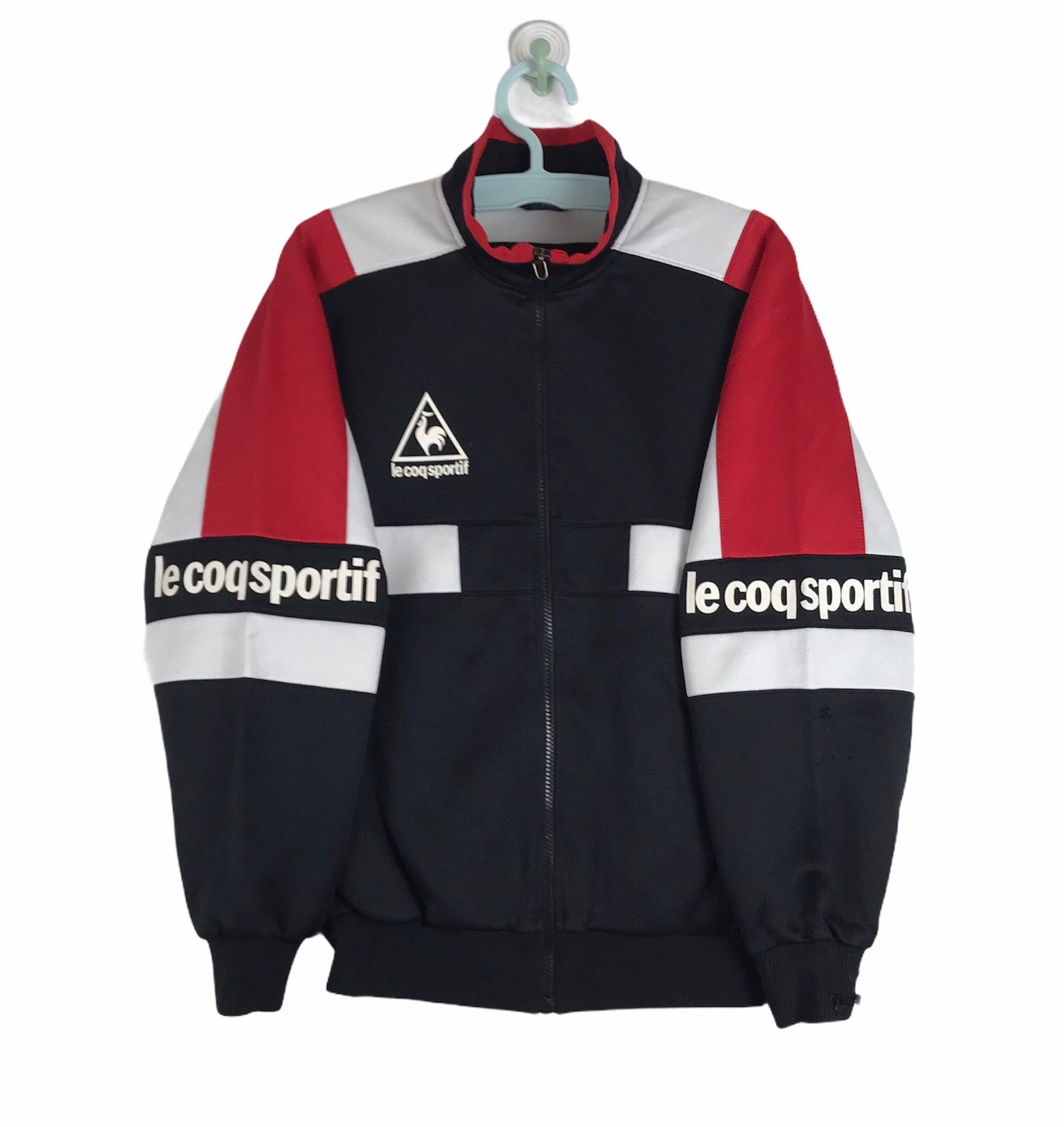 Vtg Rare 90s Le Coq Sportif Colorblock Retro Casual Big Logo Vtg Rare 90s Le Coq Sportif Colorblock Retro Casual Big Logo