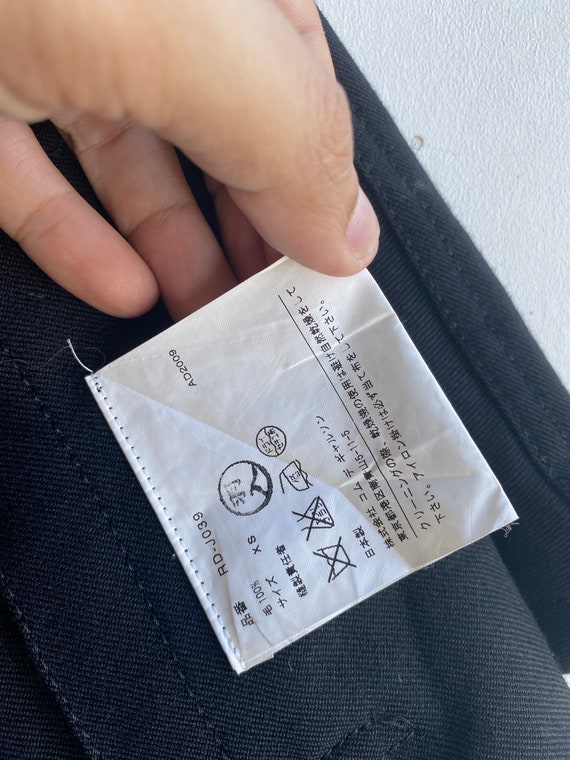 Archive Comme Des Garcons Comme Des Garcons Cape Coat Jacket Rei Kawakubo Rope De Chambre Tao Button up XS Size Etsy Australia