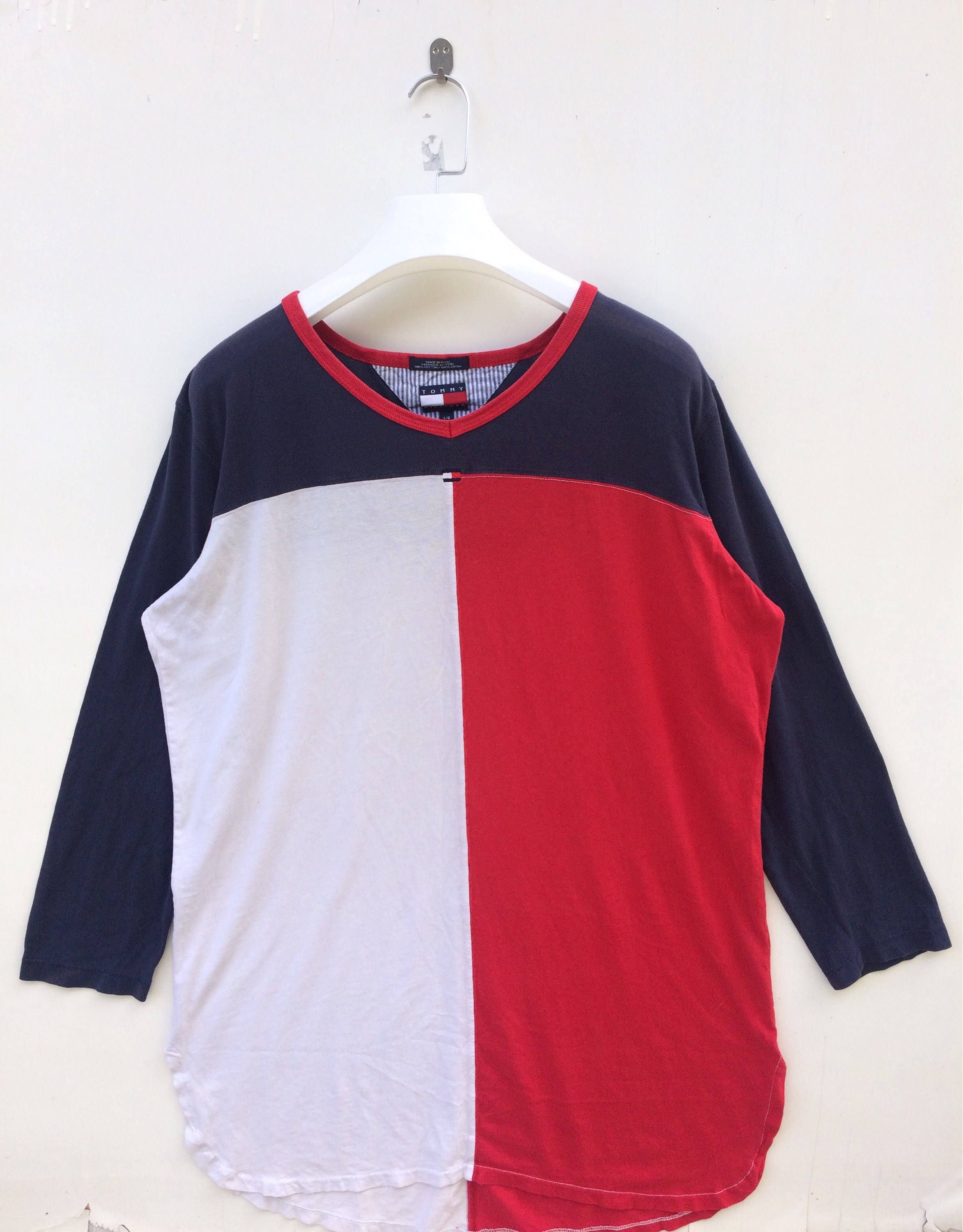 Vintage 1996 Tommy Hilfiger International Games USA Colorblock 