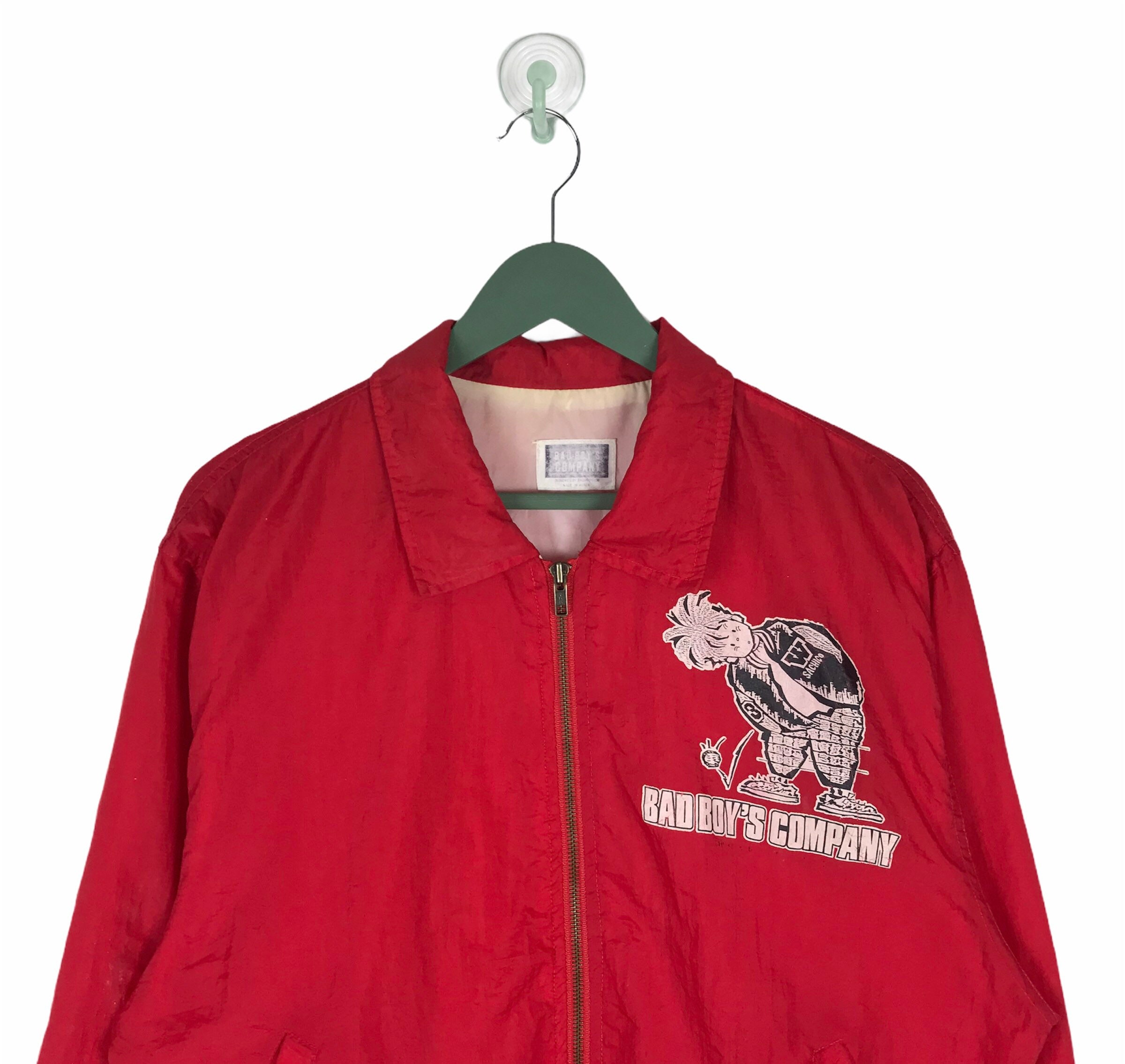 vtg-90s-bad-boy-company-light-jacket-bomber-red-fit-medium-etsy-canada