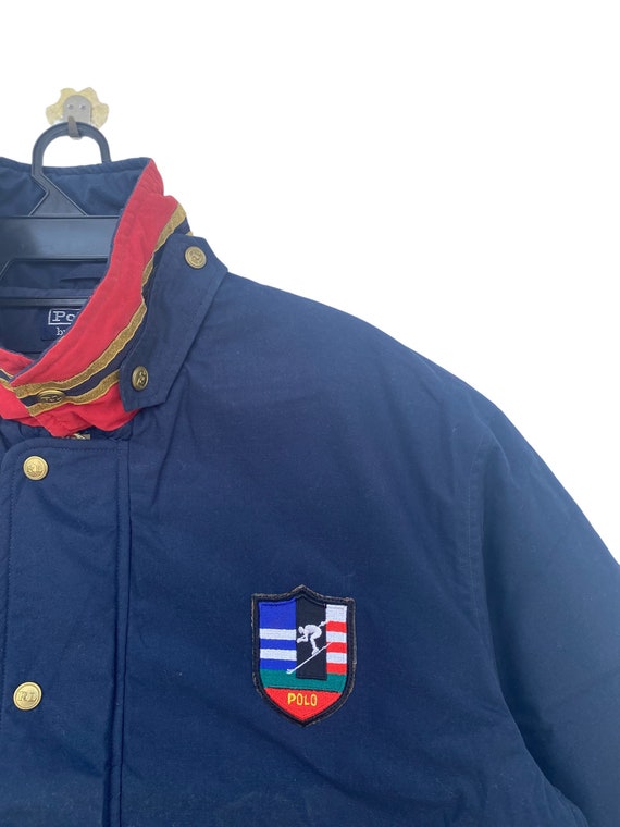 Rare Polo Ski puffer jacket/polo stadium 92-93/po… - image 3