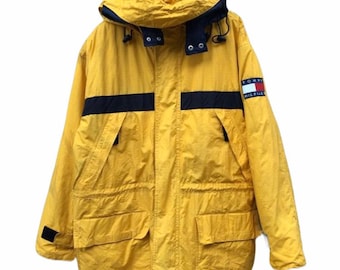 Vtg Rare 90s Tommy Hilfiger Puffer 