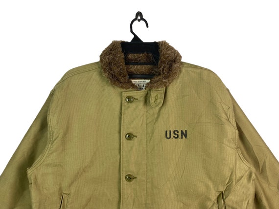 Rare HOUSTON USN shawl collar deck jacket size 42 - Gem