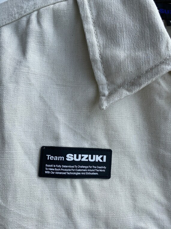 Vtg 90s Team Suzuki racing motorsport jacket Medi… - image 6