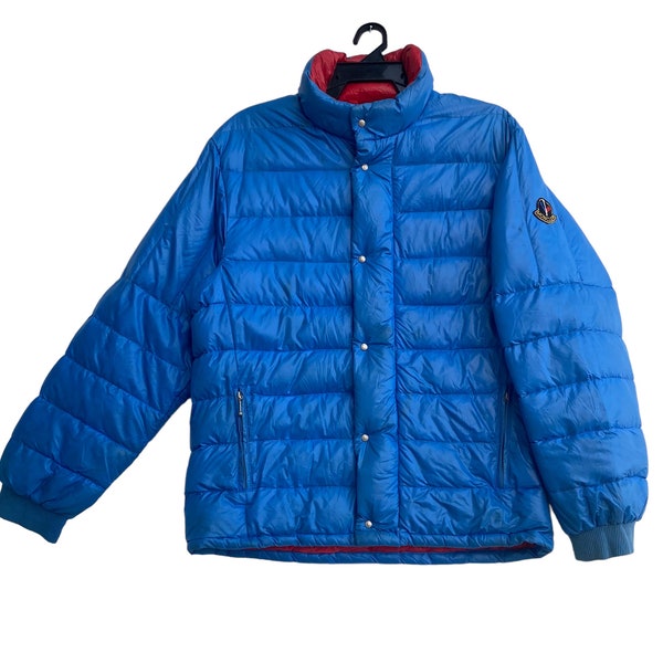 Vtg 80s Moncler Grenoble down jacket quilted puffer iconic skiwear jacket