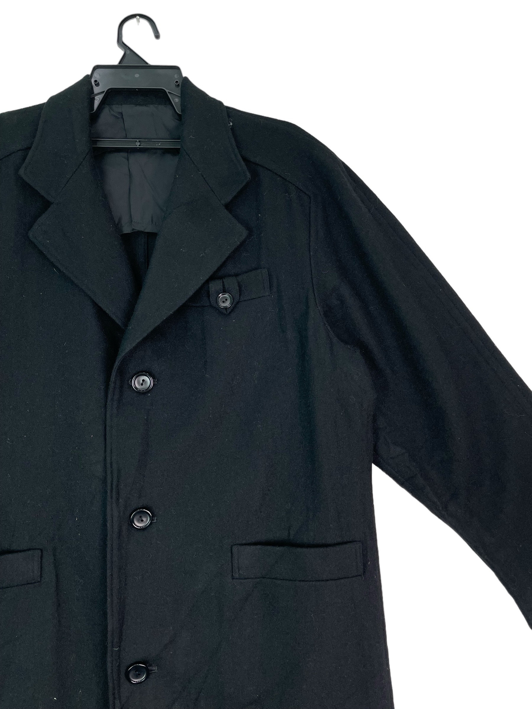 Buy Archive Vtg 90s Yohji Yamamoto Ys Wool Button up Long Coat 