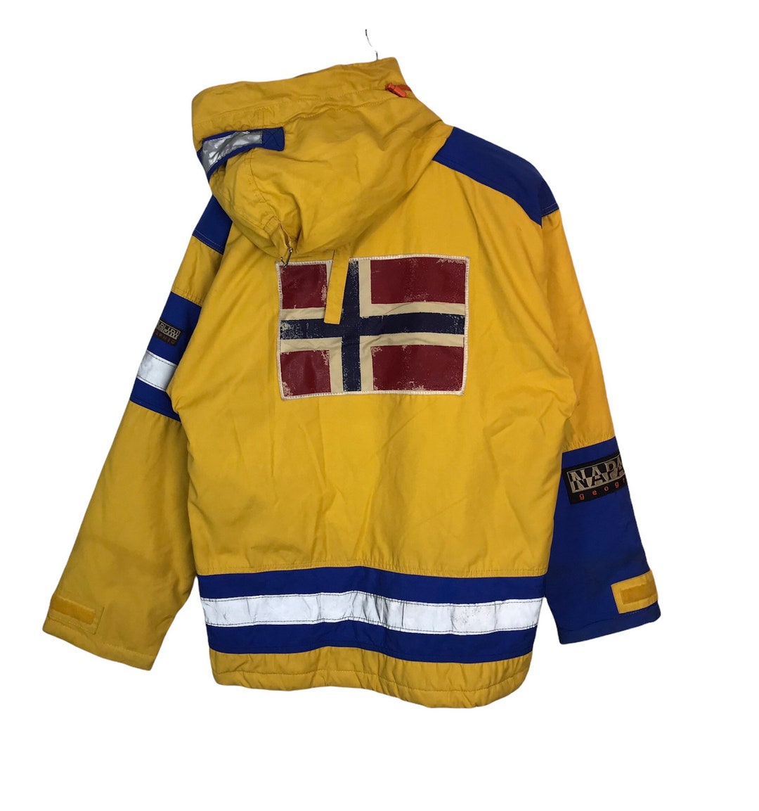 Rare Napapijri Geographic Edition Outdoor Expedition Jacket Large Size Etsy UK