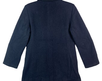 Archive 1999/2000 collection by Cabane De Zucca under label Issey Miyake  wool coat pocket button up Medium size