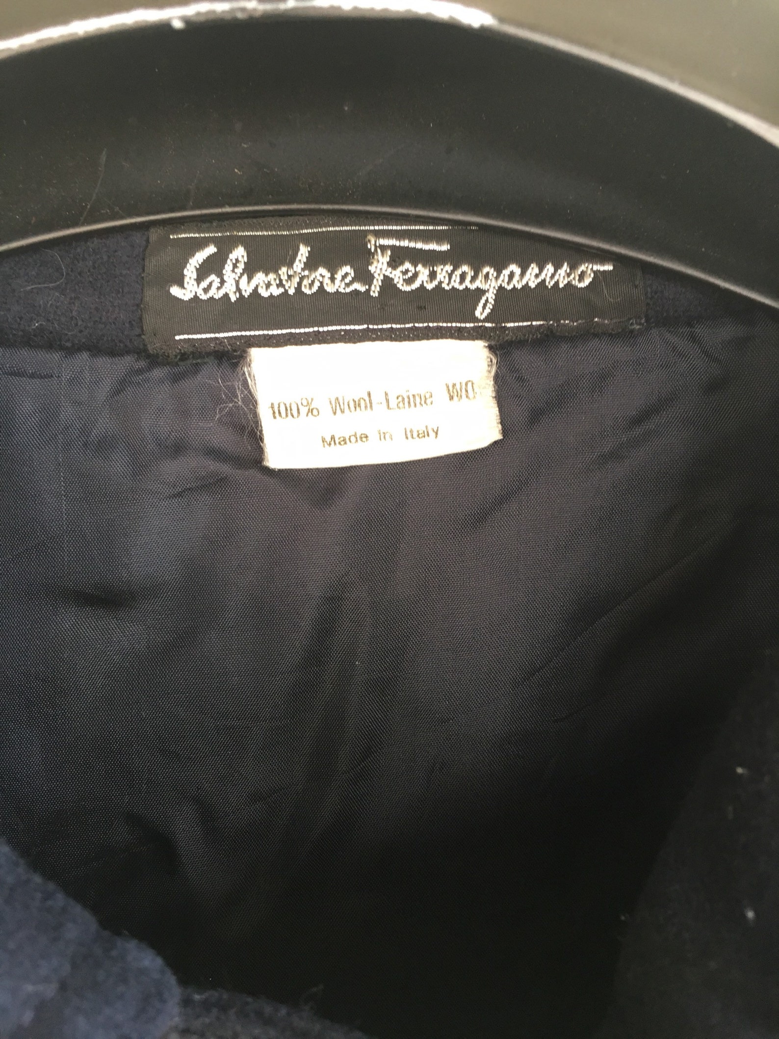 Vtg 90s Salvatore Ferragamo Wool Overcoat Fit M-L Size - Etsy