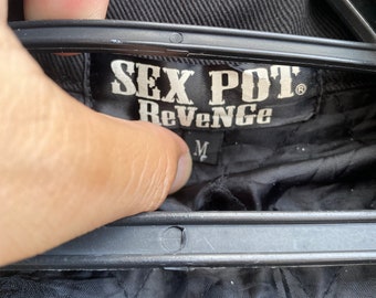 Rare Sex Pot Revenge Japan Chaos Punk Patch Logo Jacket Rare Sex Pot Revenge Japan Chaos Punk Patch Logo Jacket