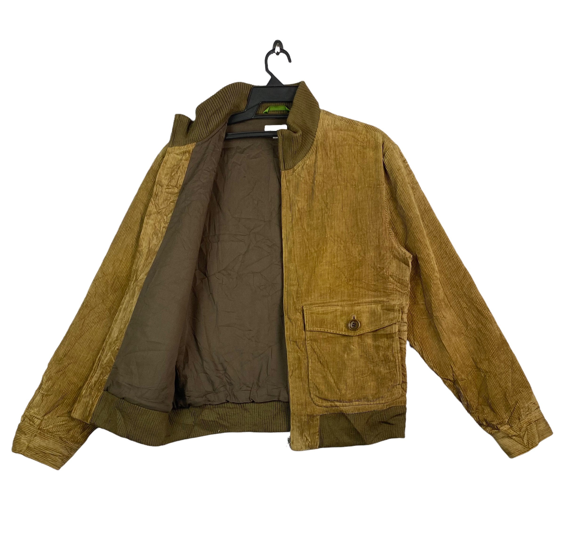 Vtg 90s Paul Smith Corduroy Jacket Type A2 Design Large Size