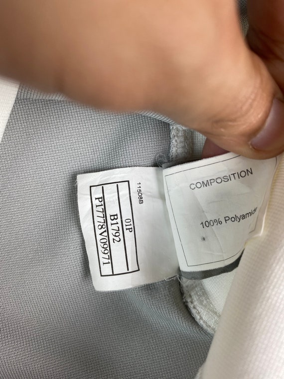 Archive Vintage Ss2001 Chanel Identification Sport Shirt CC Big 