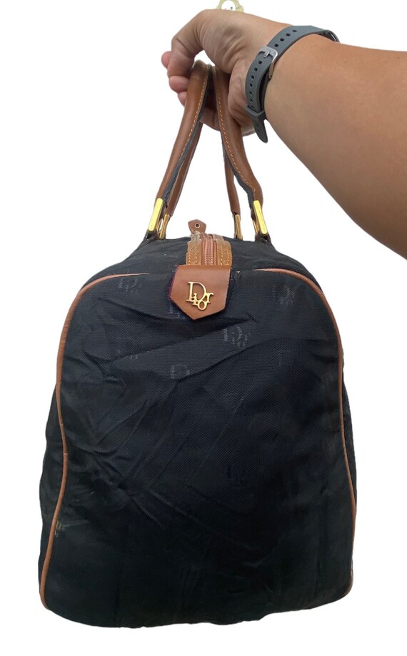 Vintage 80s Christian Dior Boston Handbag Fully Monogram - Etsy