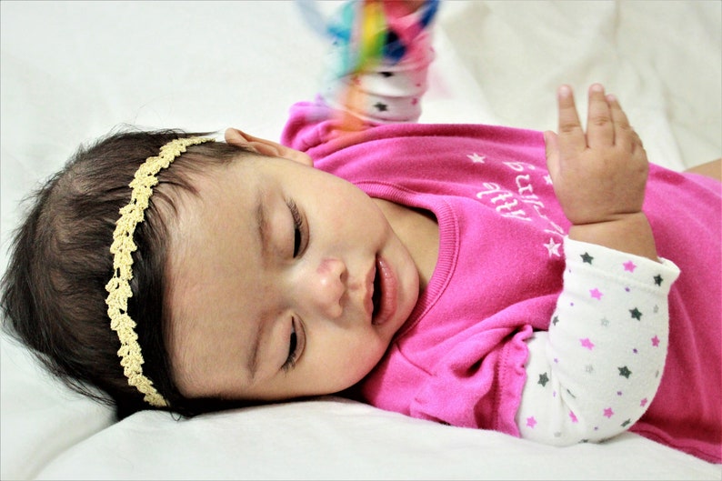 Gold Charlotte Lace Headband