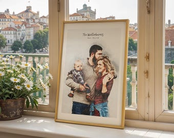 Ritratti a matita personalizzati, schizzi da foto, disegni a matita personalizzati, ritratti, disegno a matita, ritratti personalizzati, matita colorata