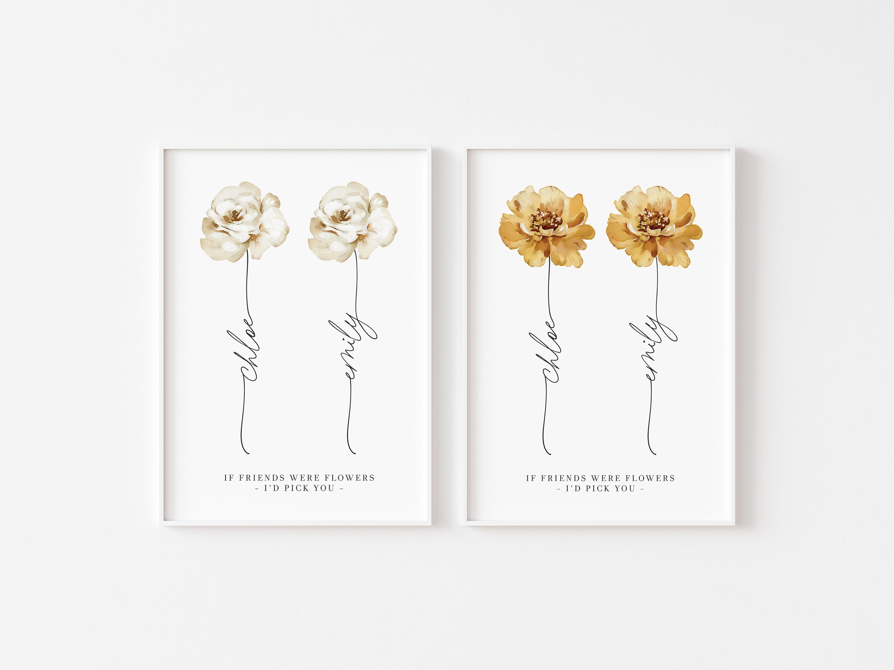 Personalised Friendship Print Best Friend Gift Friend Gift - Etsy Australia