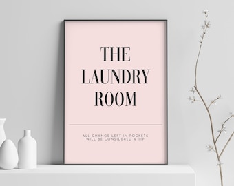 The Laundry Room Print | Funny Utility Room Poster | Housewarming Gift | Laundry Room Decor
