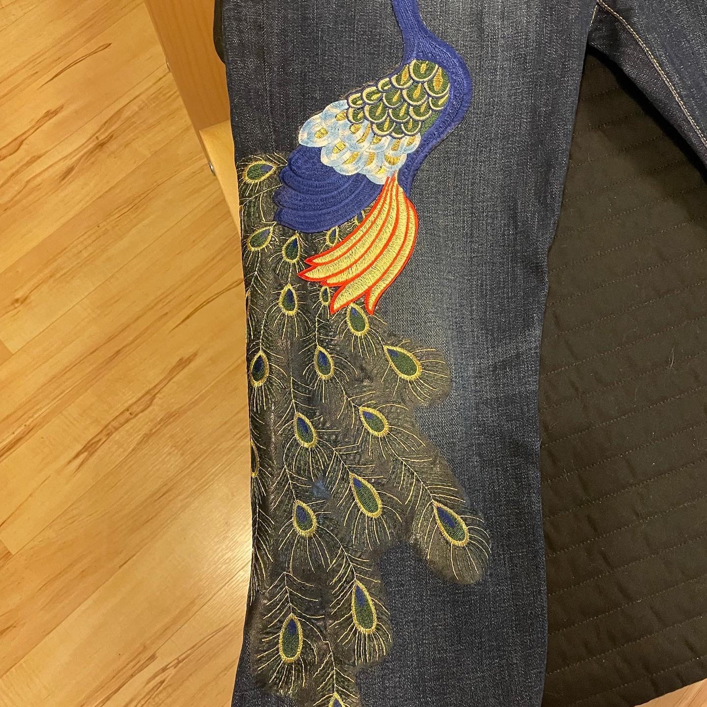 Peacock Jeans - Etsy