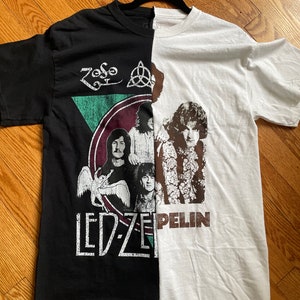 Kleding Gender-neutrale kleding volwassenen Tops & T-shirts T-shirts T-shirts met print 2000s Led Zeppelin T-Shirt Heren XL 